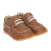 "George" - Boys Leather Squeaky Shoes | Tan Colour - Image 3