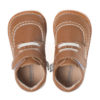 "George" - Boys Leather Squeaky Shoes | Tan Colour - Image 6